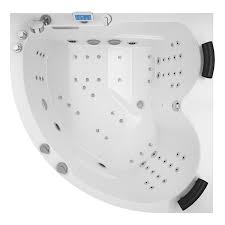 Choix de la taille 140 cm & 152 cm. Baignoire Balneo D Angle 140x140 Cm Aqua Droite Ipower