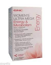 Gnc Women S Ultra Mega Energy Metabolism 90 Caplets Multivitamin Multivitamin Gnc Energy