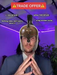 The trojan war was fought between greeks and the defenders of the city of troy in anatolia sometime in the late bronze age. Man I Love Gifts 9gag