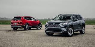 The crv actually double folds the rear seats and provides for lot more storage. 2019 Honda Cr V Vs 2019 Toyota Rav4 Which Compact Suv Is Best