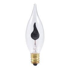 Sylvania 3 Watt B10 Incandescent Light Bulb 10529 The Home Depot