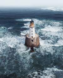 Still Amazed By This Unique Location For A Lighthouse Can You Spot The Little Ramp In Front Where They Have To Lighthouse Pictures Lighthouse Wild Is The Wind