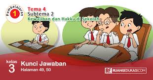 Kunci Jawaban Tema 4 Kelas 3 Halaman 49 50 Buku Siswa Kurikulum 2013 Buku Kurikulum Kunci
