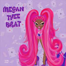 Megan Thee Stallion Y2k Aesthetic Purple Aesthetic Pink Vibes Bratz Doll Illustration 2000s Fashion Y2k Aesthetic Purple Vibe Purple Aesthetic