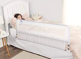 Mar 05, 2020 · split bed rails (one pair at the head end and one pair at the foot end) also require care in use because the space between the head and foot end rails may vary according to the bed profile adjustment. Amazon Com Regalo Hideaway 54 Inch Extra Long Bed Rail Guard With Reinforced Anchor Safety System Indoor Safety Gates Baby