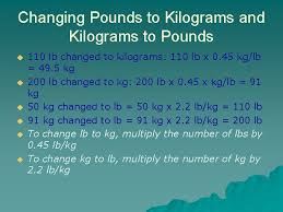 The pound lbs to kilogram kg conversion table and conversion steps are also listed. How Do You Change Lbs To Kg
