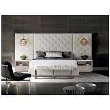Modern Universe King Platform Bed W Side Panels In 2020 King Upholstered Bed White Upholstered Bed Universal Furniture