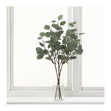 Smycka Artificial Leaf Eucalyptus Green Ikea Artificial Leaf Artificial Potted Plants Artificial Plants