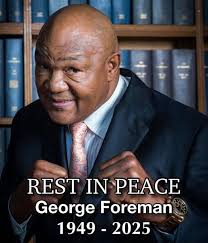 BREAKING: Heavyweight champion George Foreman has reportedly died