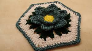 There are crochet pentagons, hexagons, and other shapes. Eady Crochet Blue Lotus Flower 7 Granny Hexagon Bagoday Crochet Tutorial 329 Youtube