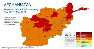 While humanitarian assistance can provide relief in the short term, much more needs to be done to ensure food security in the long run. Acaps On Twitter Afghanistan 13m People Are Projected To Face Crisis Or Higher Levels Of Foodinsecurity Btw Nov 2020 Mar 2021 A 6 Increase From The Current 11m Key Drivers Active