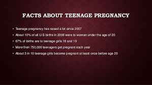 Pregnant teens are at risk of not getting the right prenatal care, especially if they don't have support from their parents. Teenage Pregnancy