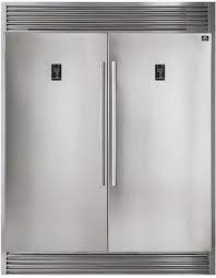 Ice maker is included in the freezer drawer. Forno Ffffd193360s 60 Inch Stainless Steel Side By Side Refrigerator In Stainless Steel Appliances Connection