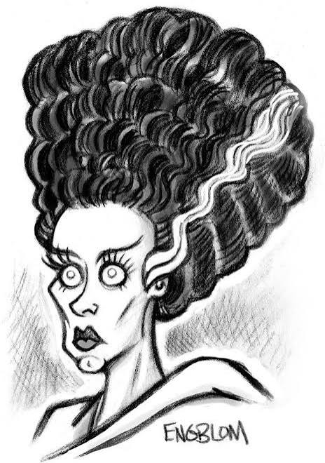 The Bride of Frankenstein by mengblom on DeviantArt