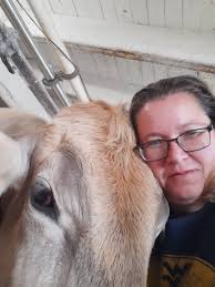 Great news everyone I am home from the hospital. I got home early this  afternoon. I helped John with milking got some much needed loving from the  girls. So most don't know
