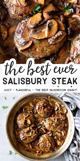 Homemade Salisbury Steak Homemade Salisbury Steak Easy Comfort Food Dinners Comfort Food Recipes Dinners