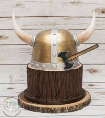Viking Hat Cake Bakingmyheartoutli Viking Party Viking Birthday Hat Cake