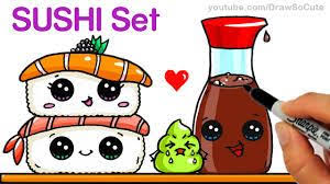 Image Result For Kawaii Christmas Drawings Cute Kawaii Drawings Sushi Drawing Kawaii Doodles