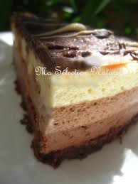 Entremet Aux 3 Chocolats Sur Fond Croquant Craquant Ma Selection Naturelle Gateau 3 Chocolat 3 Chocolat Cheesecake Oreo