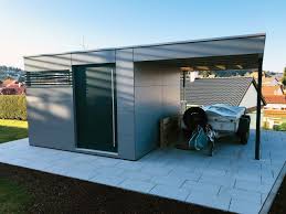 Cube Design Gartenhaus Mit Dachuberstand Im Schwabenlandle Gardomo Design Gartenhaus Gartenhaus Gartenhaus Modern
