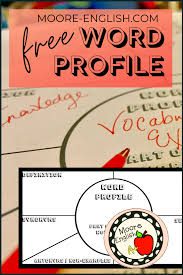 Word Profile Graphic Organizer Freebie Updated Frayer Model In 2020 Vocabulary Instruction Graphic Organizers Words
