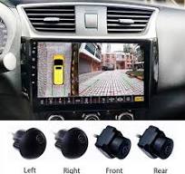 New 360° Car Camera Panoramic Surround View 1080P A Right+Left+Front+Rear