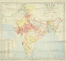 Map of the partition of British India ...