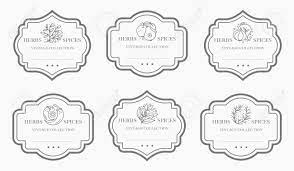 Add a professional look to correspondence while eliminating the tedious process of manually writing out names and addresses. Customizable Black And White Pantry Label Collection Vintage Royalty Free Cliparts Vectors And Stock Illustration Image 107208131