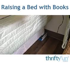 Raising A Bed With Books Bed Box Spring Household Hacks