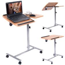 Adjustable Laptop Notebook Desk Table Stand Holder Swivel Home Office Wheels Mesa Movel Mdf Mesa Portatil