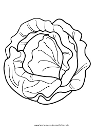 Ausmalbilder Gemuese Ausmalbild Salat Zum Ausdrucken