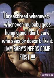 Confessions of Breastfeeding Mothers
