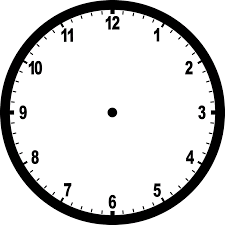 Blank Clock Faces For Exercises Blank Clock Blank Clock Faces Clock Template