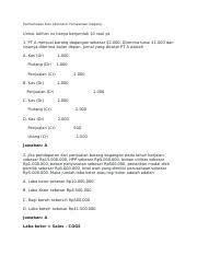 Check spelling or type a new query. Akuntansi Skb 1 2 Soal Seleksi Kompetensi Bidang Skb Akuntansi 3 4 5 6 7 8 9 10 Soal Uraian Laporan Akuntansi Diilustrasikan Pak Candra Adalah Course Hero