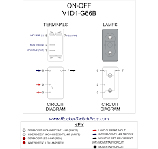 These wiring diagrams will show you how to wire 12v lights & switches into your campervan. Backlit Rocker Switch On Off Spst 1 Ind 1 Dep Light