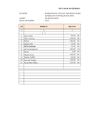 Contoh dokumen rab xls : Xls Rab Tugas K3 Cindy Rizki Julita Academia Edu