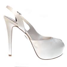 Scarpe da sposa economiche online alta qualità negozio italiano Ferracuti Scarpe Sposa Avorio Con Plateau