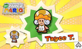 Legend of the seven stars.since then, toad town has become a recurrent location in the mario franchise, especially the rpg games. New Paper Mario Tayce T By Nelde On Deviantart