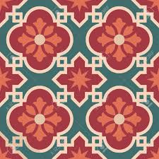 Check spelling or type a new query. Vintage Ceramic Mosaic Floor Tile Seamless Pattern Traditional Ornate Red Floral Design Eps10 Vector Royalty Free Cliparts Vectors And Stock Illustration Image 55093996