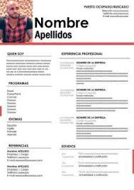 Ciclos formativos de formación profesional de grado medio y superior. Formato De Curriculum Vitae Moderno Para Descargar En Word Cv Words Lettering Curriculum