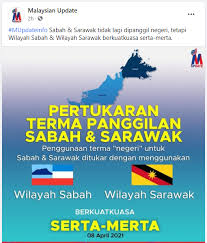 Pegangan, punca, sasaran, kelurusan, keadilan dan kesederhanaan. Pengertian Wilayah Apa Yang Warga Sabah Sarawak Perlu Tahu