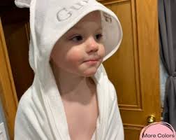 Personalized, Hooded Towel, Hooded Baby Towel, Bamboo Hooded Towel,  Embroidered, Custom, Baby Gift, Baby Shower Gift, Toddler Hooded Towel,