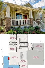 House design 7 part 1, modeling with sketchup pro 2018. Single Story 3 Bedroom Bungalow Home With Attached Garage Floor Plan Small Craftsman House Plans Cottage Bungalow House Plans House Plans Farmhouse