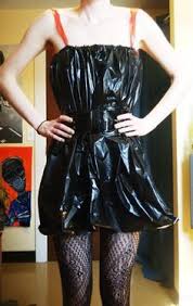 Garbage Bag Costume Google Search Trash Bag Dress Recycled Dress Anything But Clothes