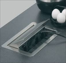 Retractable Socket Evoline Fliptop With Brush Stainless Steel Massive Brushed Kitchen Ideas Haus Kuchen Moderne Kuchendesigns Deko Tisch