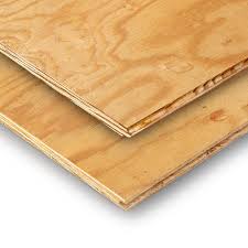 23 32 In X 4 Ft X 8 Ft Southern Pine Tongue And Groove Plywood Sheathing 605189 The Home Depot