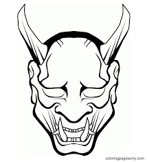 These coloring pages will only be available online right here at this very blog. Scary Halloween Mask Coloring Pages Halloween Masks Coloring Pages Coloring Pages For Kids And Adults