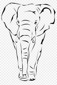 This is a dynamic picture which means that the elephant is walking. Elephant By Artbejo Draw An Elephant Face Free Transparent Png Clipart Images Download