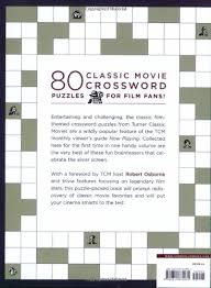 A 15 question printable horror movies crossword with answer key. Tcm Classic Movie Crossword Puzzles Turner Classic Movies Turner Classic Movies 9780811870931 Amazon Com Books