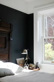 The Calmness In This Bedroom The Dark Paint The Headboard The Light That Window Home Home Decor Bedroom Interior